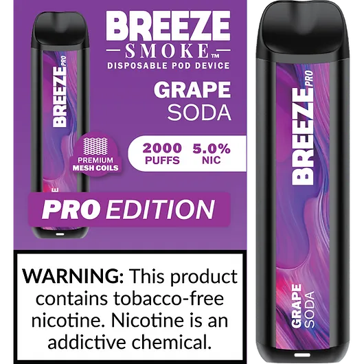 BREEZE Pro grape soda