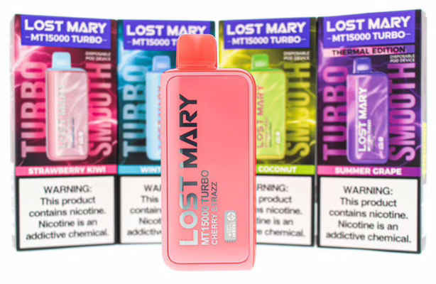 Empaque del Lost Mary MT15000 Turbo