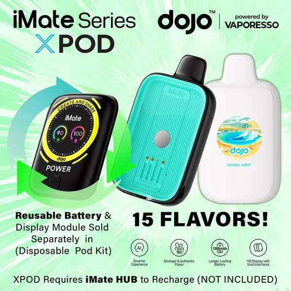 Dojo iMate X 40K smart screen vape
